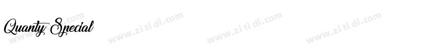 Quanty Special字体转换